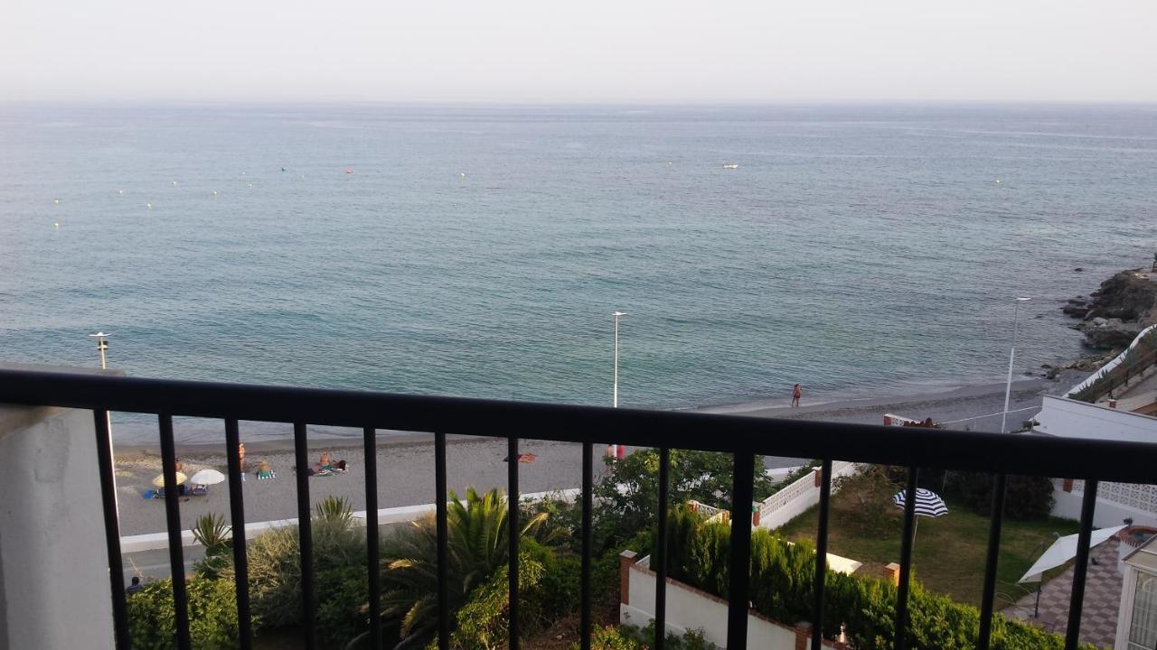 Precioso Apartamento Frontal Al Mar Nerja Exteriör bild